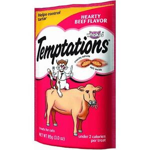 Temptations cat treats with beef