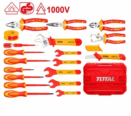 Total THKITH1901 19PCS insulated hand tools set طقم عدة معزول 1000 فولت