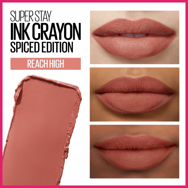 Maybelline ,SUPER STAY INK MATTE LONGWEAR CRAYON LIPSTICK مايبيلين , سوبر ستاي انك كرايون قلم احمر شفاه ثابت 