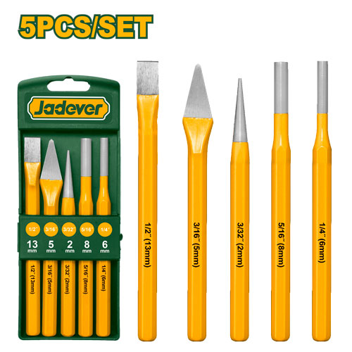 طقم سنبك وازميل 5 قطع JADEVER JDCC8395 5 Pcs Cold chisel and punch set