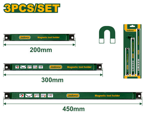 Jadver JDHH2603 طقم حمالة عدد مغناطيس 3 قطع