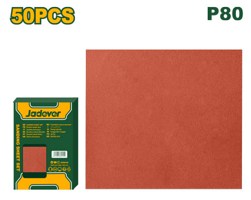 JADEVER JDSM2503 Sandpaper ورق حف قياس 80