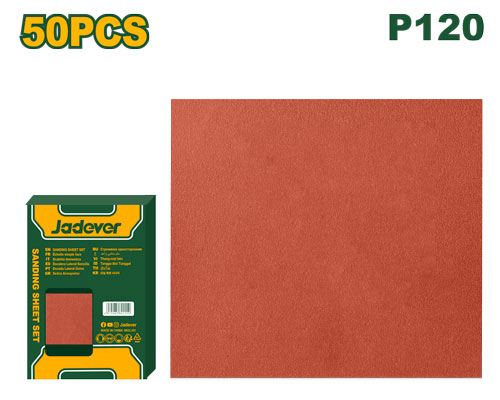 JADEVER JDSM2504 Sandpaper ورق حف قياس 120