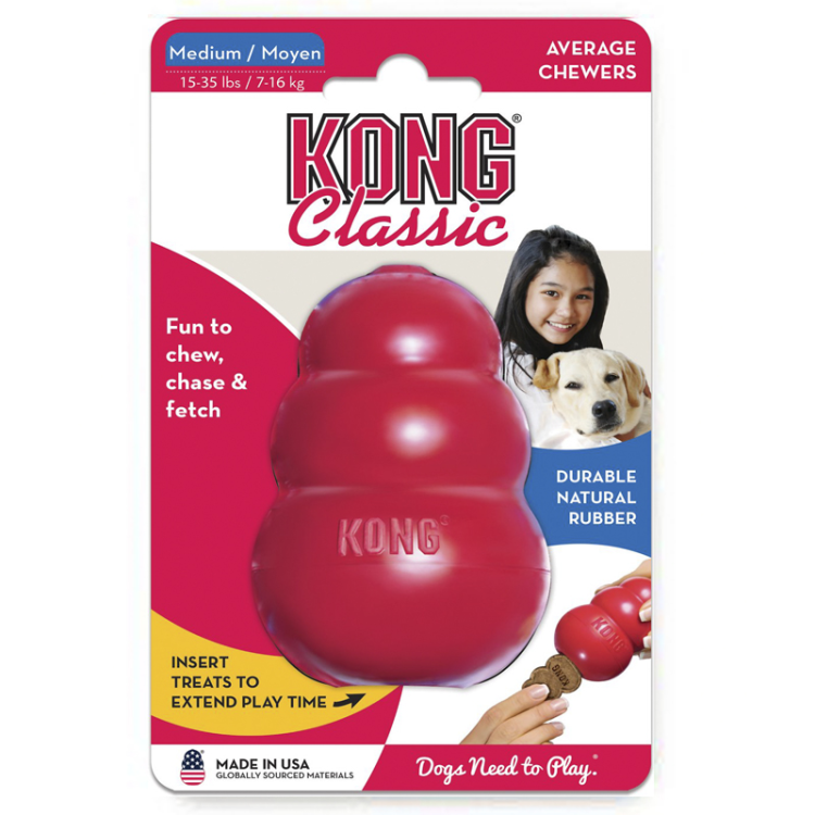 kong classic teether for medium dogs