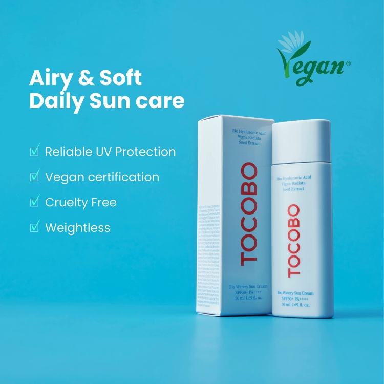 TOCOBO bio watery sunscreen SPF50+ PA++++ واقي شمس توكبو بقوام مائي 