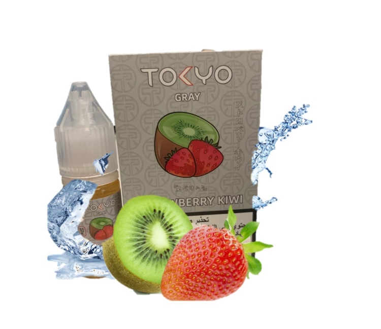 Tokyo Iced Strawberry Kiwi SaltNic, Vape Juice 