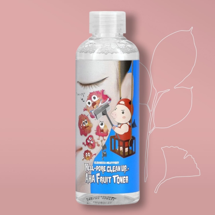 تونر الاحماض من إليزافيكا Elizavecca Pore AHA Fruit Toner 