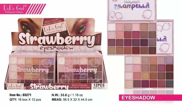 باليت أي شدو strawberry eyeshadow dodo girl 