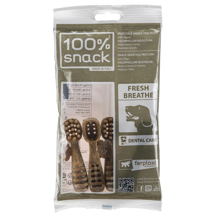 ferplast dental snack for dogs for fresh breathe