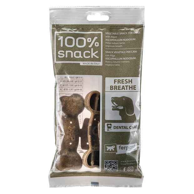 ferplast dental snack for dogs for fresh breathe