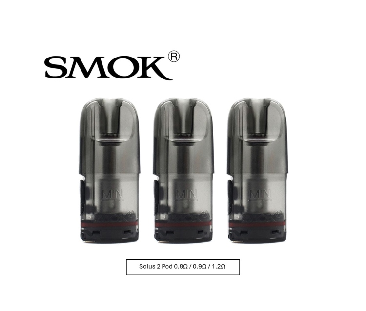 SMOK Solus 2 Meshed Replacement pod  2ml - Multiple Resistance 