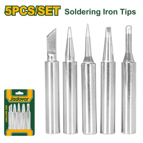 JADEVER JDEL8943 Soldering iron tips طقم راسيات كاوي 5 قطع