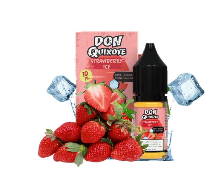 Don Quixote Strawberry Ice SaltNic, Vape Juice 