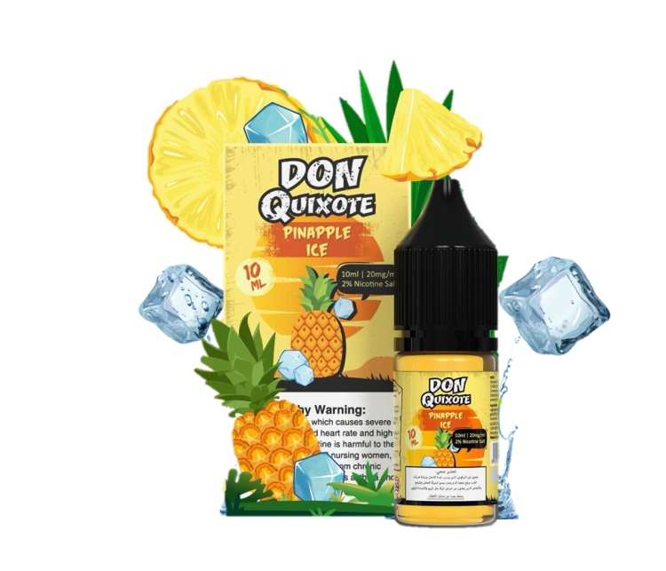 Don Quixote Pineapple Ice SaltNic, Vape Juice 