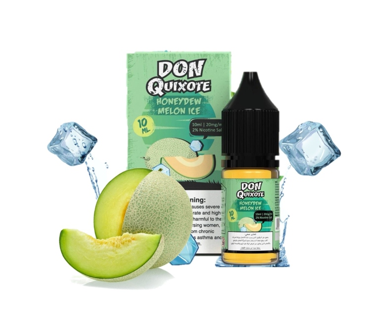 Don Quixote Honeydew Melon Ice, SaltNic, Vape Juice 