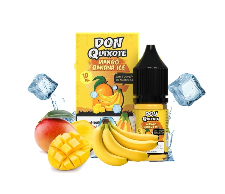 Don Quixote Mango Banana Ice SaltNic, Vape Juice 