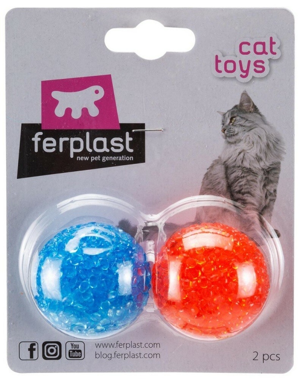 ferplast neon balls for cats