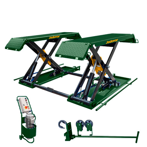 جك رفع سيارة متنقل 3 طن 1 متر JADEVER JDHC6A03 Mobile mid-rise  scissor lift