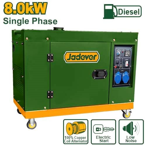 Jadever JDDG2A100 مولد ديزل 8 كيلو صامت