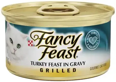 fancy feast turkey in gravy grilled