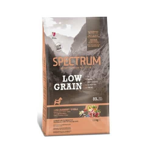 Spectrum Low Grain Adult Mini & Small Breed Dog Food, Lamb & Blueberry