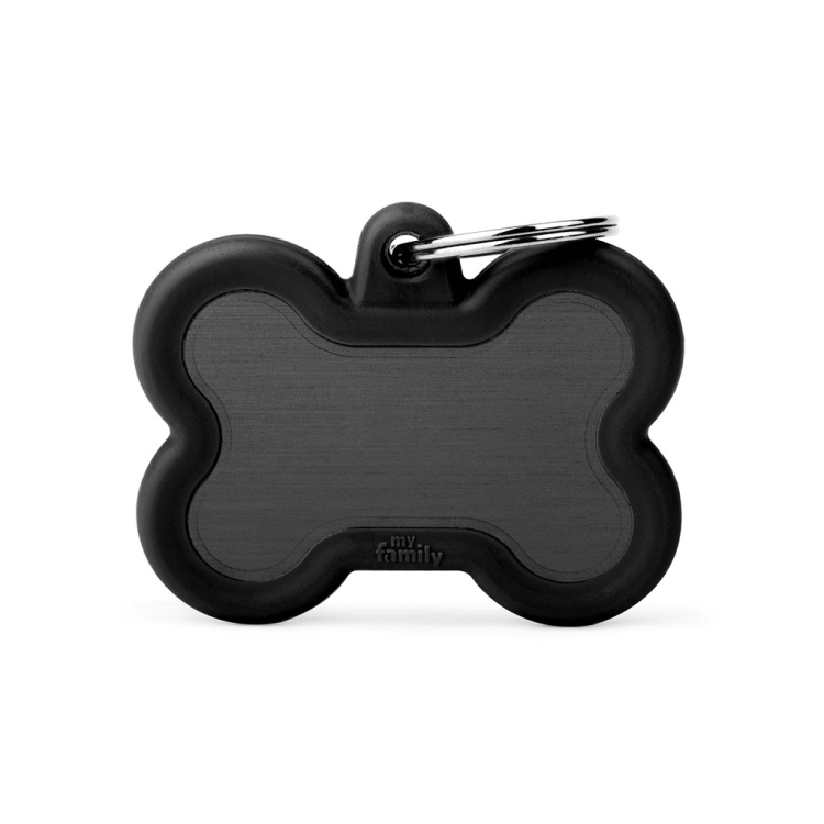 BONE ALLUMINIUM BLACK RUBBER BLACK HUSHTAG