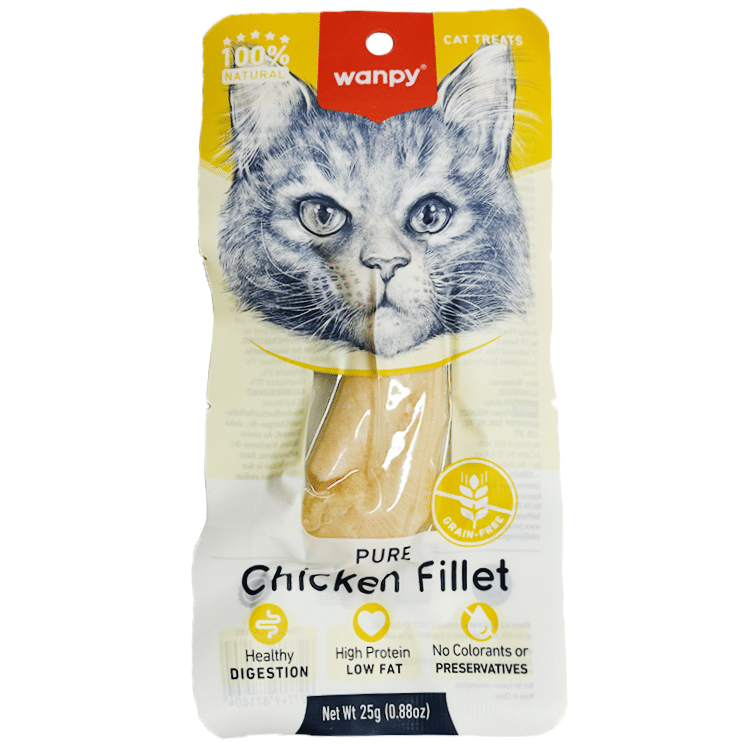 Wanpy Pure Chicken Fillet Cat Treat (25g)