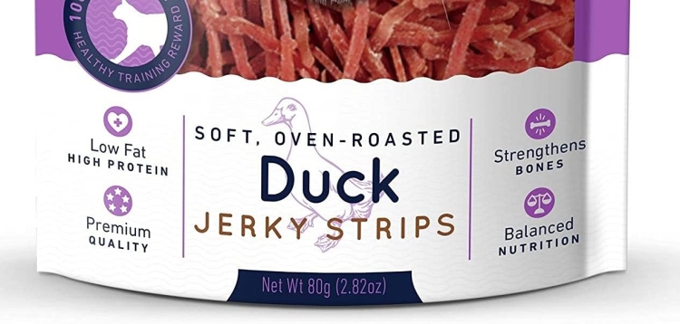 Wanpy Soft Oven Roasted Duck Jerky Strips-80 g