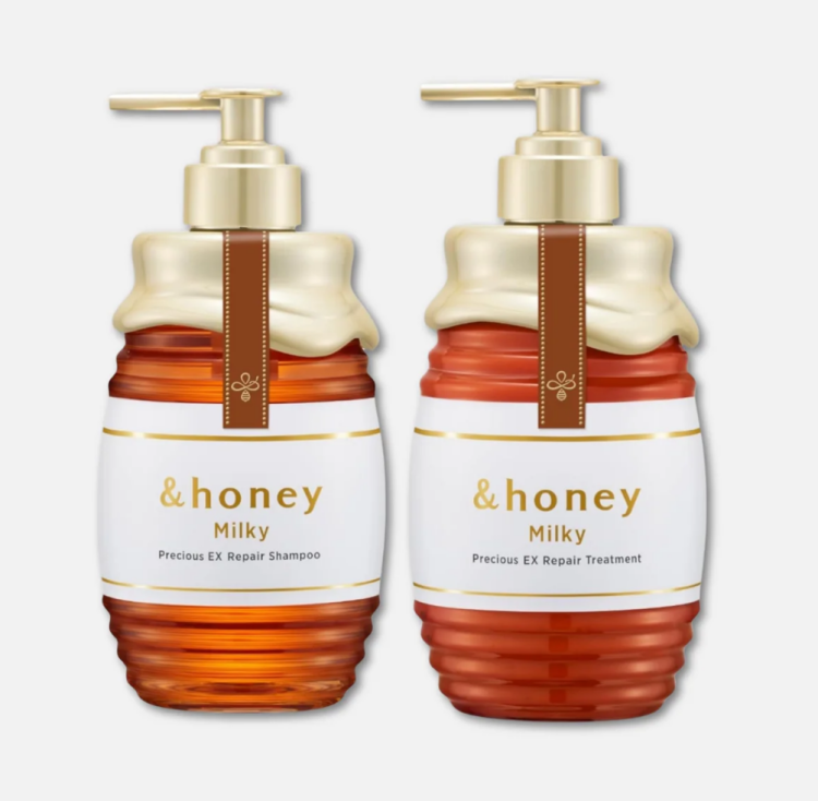ViCREA, &honey Milky Precious EX Repair Shampoo & Treatment Set (500ml Each)