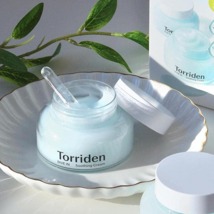 Torriden DIVE-IN SOOTHING CREAM مرطب جل بالهايلرونيك اسد قوام مائي