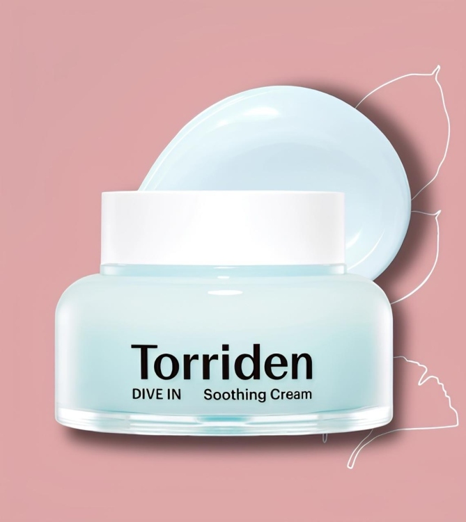 Torriden DIVE-IN SOOTHING CREAM مرطب جل بالهايلرونيك اسد قوام مائي