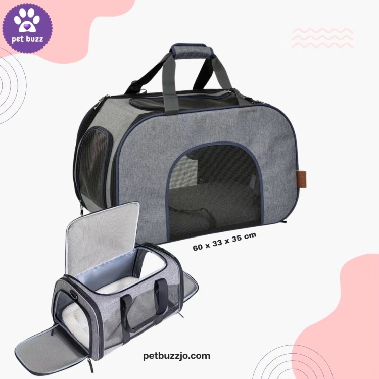 Big-size Pet Backpack Carrier with Breathable Mesh Window (60*35*33)