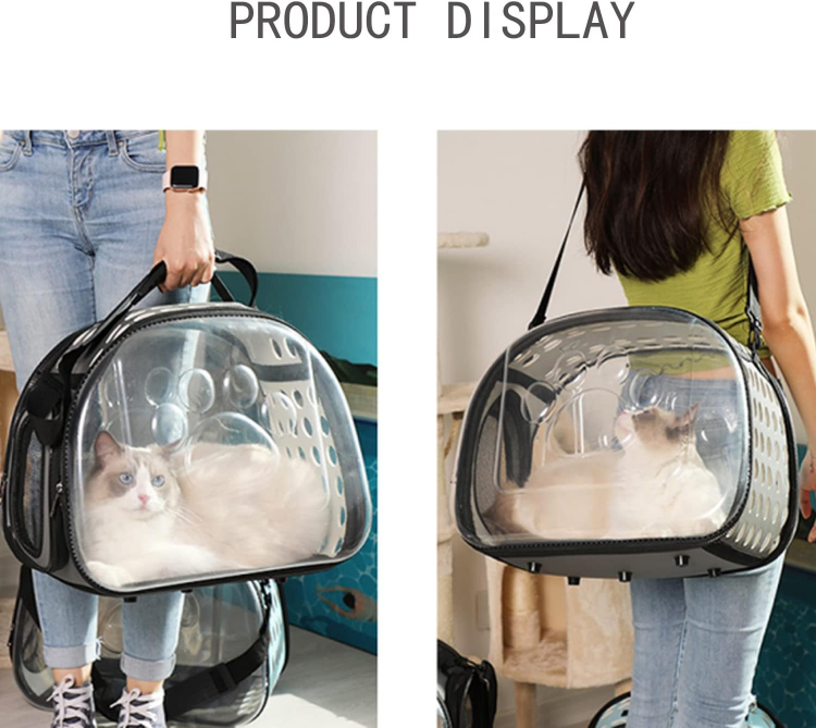 Space Capsule Transparent Portable Bags Foldable Handbag for Pets Dogs Kitten Puppies,Designed for Travel, Hiking, Walking & Outdoor Use