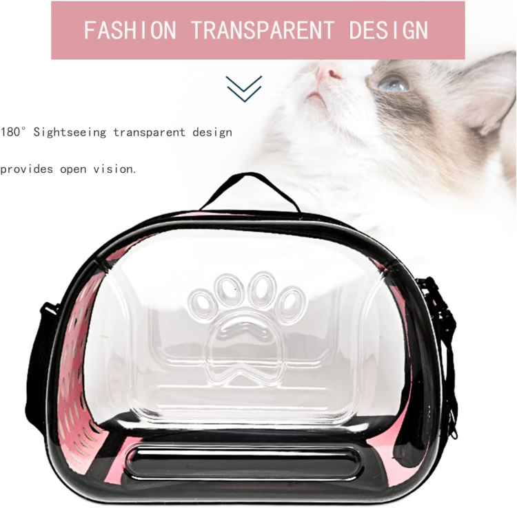 Space Capsule Transparent Portable Bags Foldable Handbag for Pets Dogs Kitten Puppies,Designed for Travel, Hiking, Walking & Outdoor Use