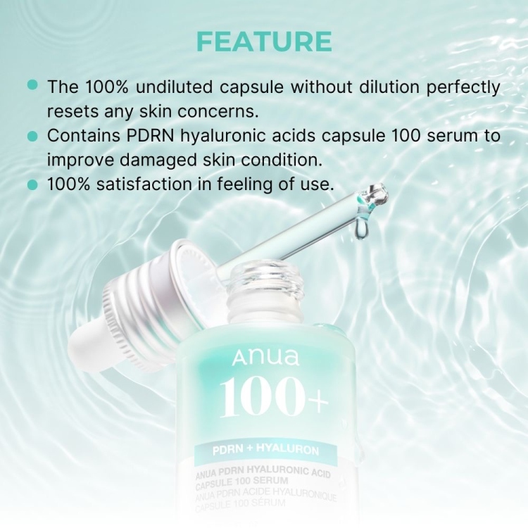  Anua - PDRN Hyaluronic Acid Capsule 100 Serum 30 ml 