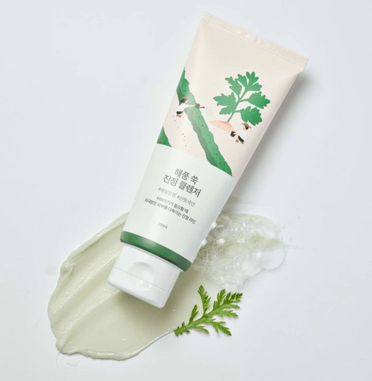 ROUND LAB, Mugwort Calming Cleanser