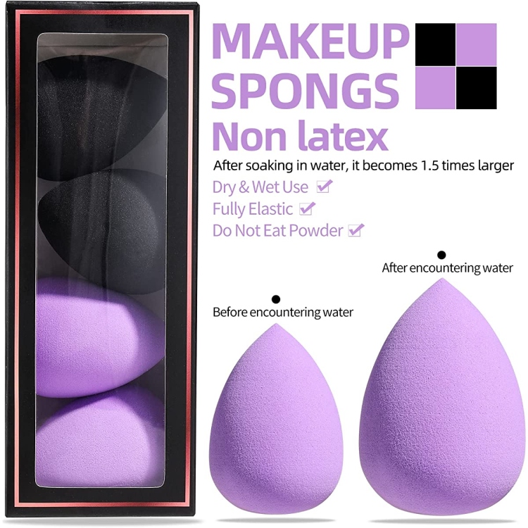 BS-MALL , Makeup Brushes Premium Synthetic 22 Pcs   طقم فراشي مكياج 22 قطعة  