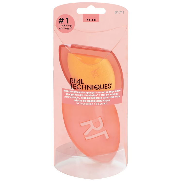 Real Techniques Miracle Complexion Sponge + Travel Sponge Case