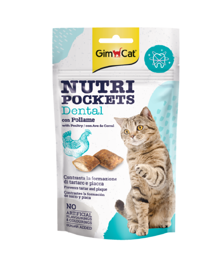 جيوب GimCat Nutri للأسنان 60 جم