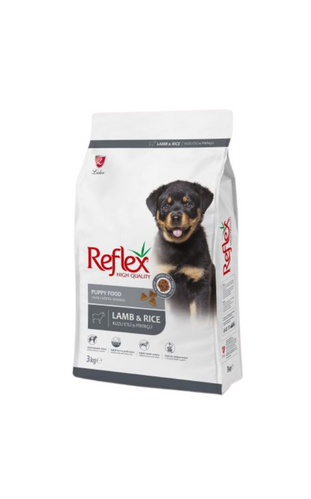 reflex puppy food with rice&lamb