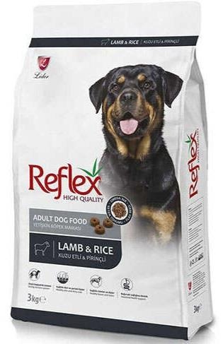 reflex adult dog food with rice&lamb