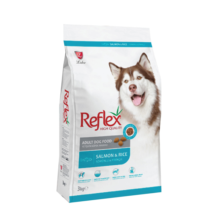 reflex adult dog food with salmon&rice