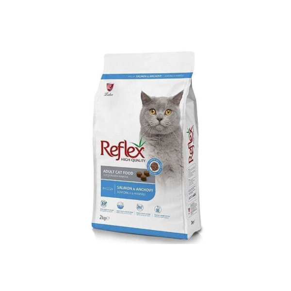 reflex adult cat food with salmon&anchovy