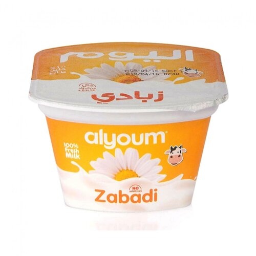 اليوم لبن زبادي بالقشطة 200 غم