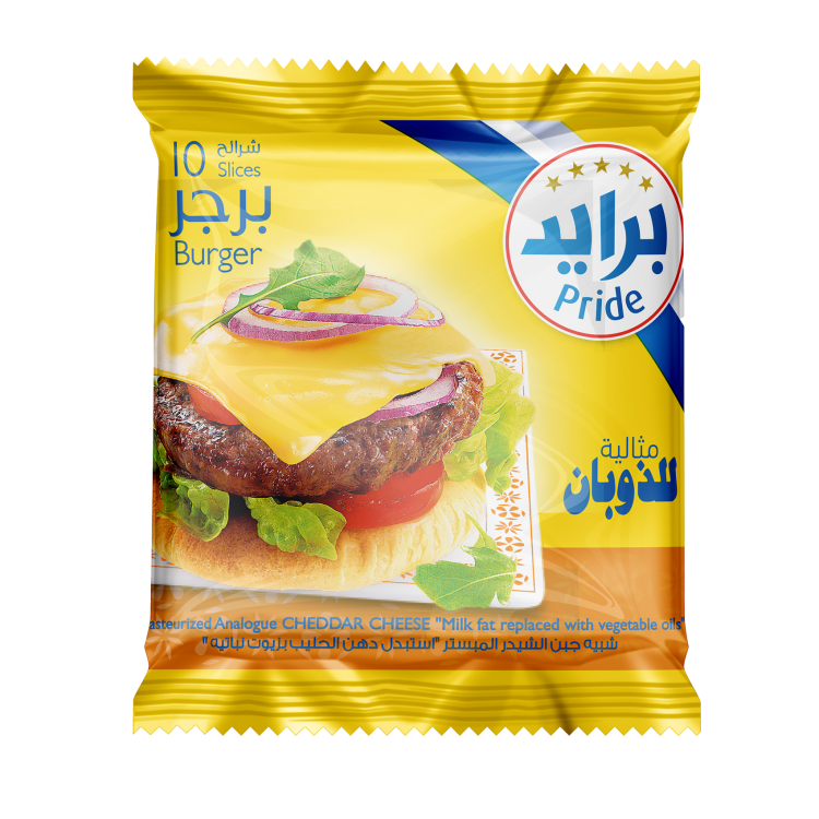 جبنة برايد شرائح سندويش 10 قطع