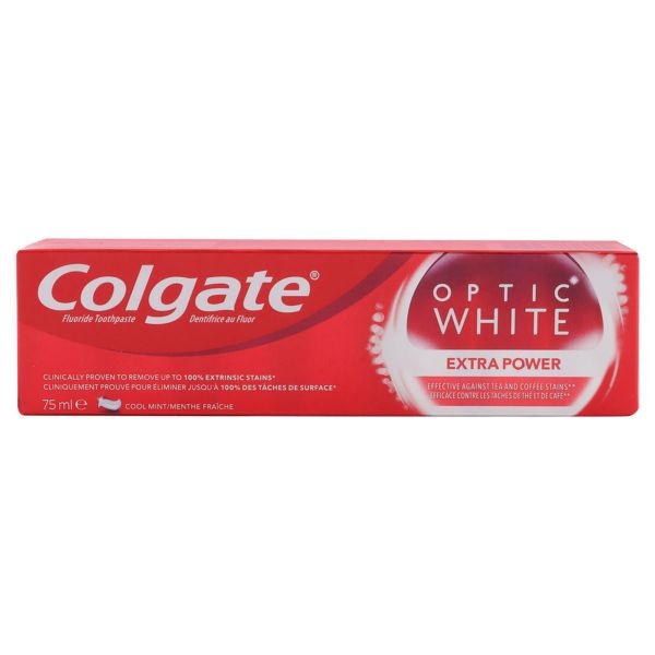 colgate optic white extra power 75 ml 