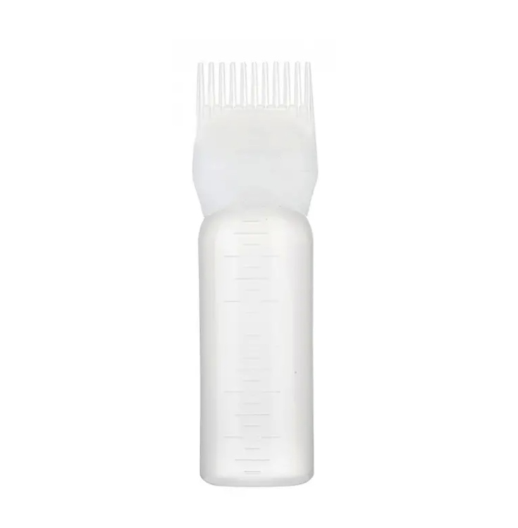 Hair bottle for hair oiling or dyeing 