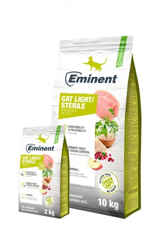 Eminent sterilised cat food with chicken 2kg 