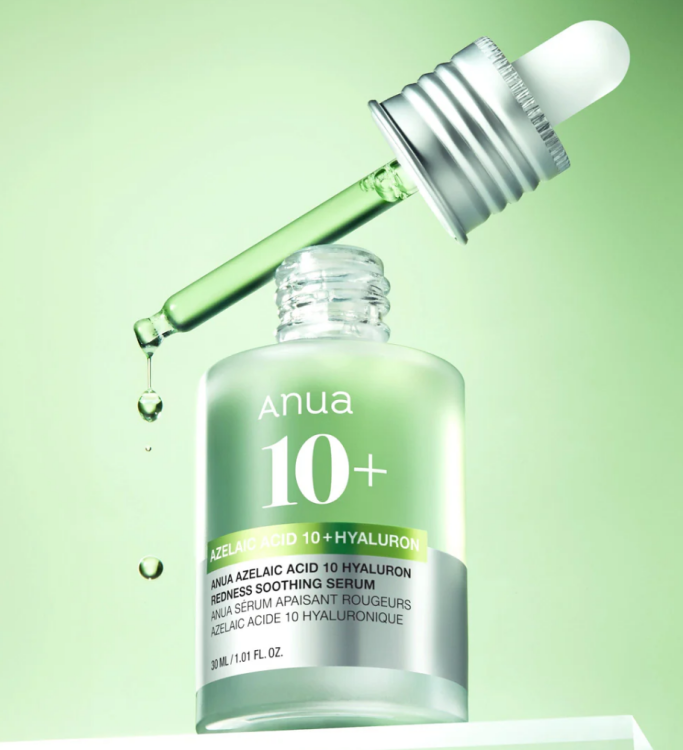 Anua, Azelaic Acid 10 Hyaluron Redness Soothing Serum