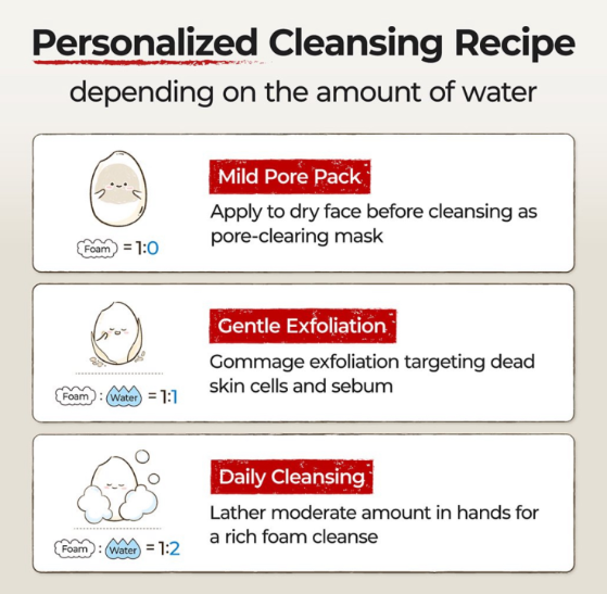 numbuzin, No.3 Rice Enzyme Skin Softening Cleansing Foam